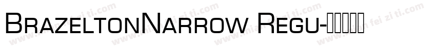 BrazeltonNarrow Regu字体转换